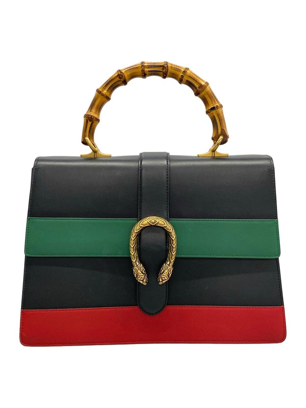 Gucci Dionysus Black Leather Handbag #372103G11B